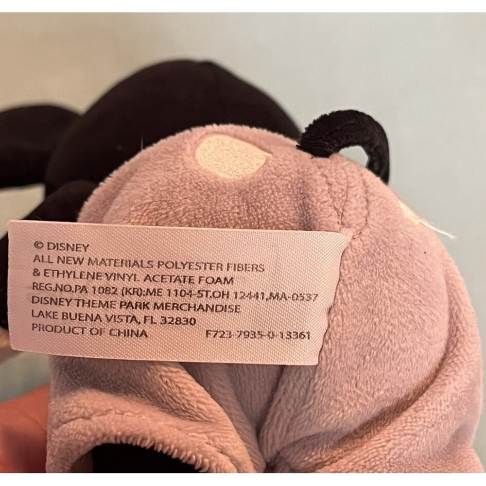 WALT DISNEY Mickey Mouse & Minnie Mono Stuffed Animal Plush Toy By Disney Parks - Picture 9 of 11
